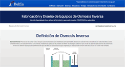 Desktop Screenshot of osmosisinversa.mx