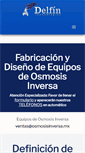 Mobile Screenshot of osmosisinversa.mx