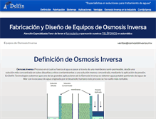 Tablet Screenshot of osmosisinversa.mx